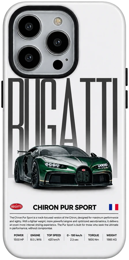 Bugatti Chiron Pur Sport phone case