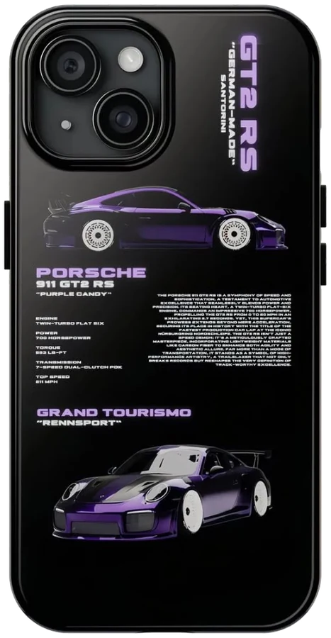 Porsche 911 GT2 RS phone case