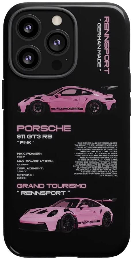 Porsche 911 GT3 RS phone case